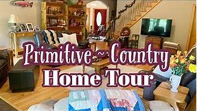Tour my Primitive Country decorated home 🐑