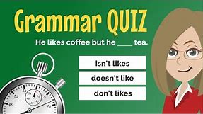 Test Your English! Present Simple and Present Continuous - QUIZ