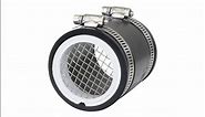 R1508 Termination Cap Vent Cover Mesh Screen, Round Furnace PVC Pipe Stainless Steel Roof Vent Cap, Drain Screen 2" Inner & 2-3/8" Outer Diameter