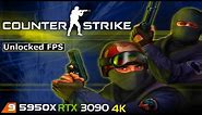 Counter strike 1.6 | 4K | RTX 3090 | 5950X | Unlocked FPS