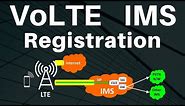 3. IMS registration call flow - VoLTE Registration call flow - SIP Registration call procedure