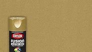 Krylon K02770007 Fusion All-In-One Spray Paint for Indoor/Outdoor Use, Metallic Gold 12 Ounces