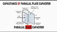 Capacitance of Parallel Plate Capacitor (Animation) #physics #electronics #scienceeducation
