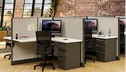 Modern Office Cubicle 5'x5' 6-Pack
