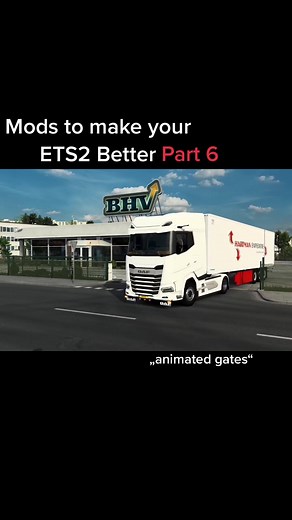 Enhancing Realism in Euro Truck Simulator 2 with Animated Gates