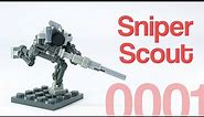 Sniper Scout LEGO MOC Micro Mech Build 0001