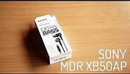 SONY MDR XB50 AP In Ear Extra Bass Headphones Unboxing and Review