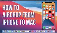 How to Airdrop from iPhone to Mac | How to AirDrop a file from your iPhone to Mac