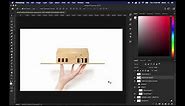 Photoshop MockUp: Hand Holding Model Tutorial