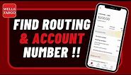 How to Find Routing Number on Wells Fargo !