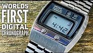 The WORLDS FIRST Digital Chronograph Watch - Seiko 0634 5019