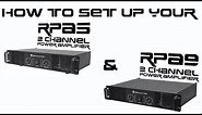 How to Set Up Your Rockville RPA5 & RPA9 2 Channel Professional Power Amplifier (Power AMP DEMO)