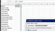 Finding Duplicates In Excel - Method 05 of 05 : Pivot Tables #Shorts