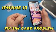 iPhone 13 & 13 mini : How to Fix your Sim Card Problems (Invalid SIM, No Service, No Sim Card)