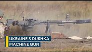 Dushka: The Ukrainian military's modified Soviet-built machine gun