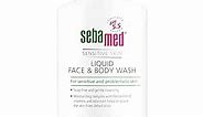 Sebamed Liquid Face and Body Wash for Sensitive Skin, pH 5.5, Mild Gentle Hydrating Cleanser, Hypoallergenic Body Wash for Men and Women, Dermatologist Recommended, 33.8 Fluid Ounces (1 Liter)