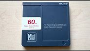 The FIRST blank recordable Minidisc