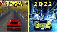 Evolution of Need for Speed Games 1994-2022