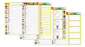 Letter Tracing Worksheets - Teach how to write A to Z!