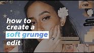 How to get a soft grunge aesthetic | PicsArt Tutorial