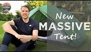 MASSIVE New Camping Tent! I Jack Wolfskin Skyrocket 2 Dome Tent Review I Wild Camping & Hiking Gear