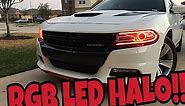 2015+ Dodge Charger RGB LED HALO Installation (Flash Tech)