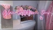GLAM SMALL BATHROOM DECORATION IDEAS | Decorate with me and Bathroom Tour