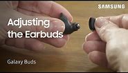 How to use the ear tips and wing tips on your Galaxy Buds for the best fit | Samsung US