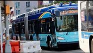 NYCT Bus: 2019 New Flyer XE60 #4957 on the Bx15 at Fordham Plaza