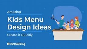 Kids Menu Design Ideas & Examples - PhotoADKing