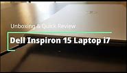 Dell Inspiron 15 Laptop || i7-11th Gen || Unboxing || Quick Review