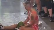 Woman smashes 3 full-sized watermelons with her thighs in 7.5 seconds to set new record [WATCH]