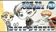 Chibi Drawing Tutorial #9 | Boys Outfit | How to Chibi