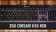 Corsair K55 RGB Keyboard (REVIEW + SOUND TEST)