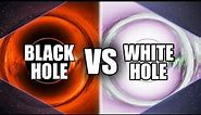 What Happens When A White Hole And A Black Hole Collide?