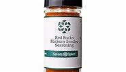 Savory Spice Red Rocks Hickory Smoke Seasoning - Hickory Smoked Dry Rub for BBQ, Beef & Homemade Barbecue Sauce | Salty & Smoky Paprika-Based Spice Blend (Medium Jar - Net: 2.75 oz)