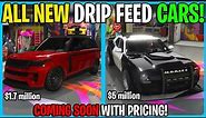 ALL UNRELEASED Drip Feed Cars In CHOP SHOP DLC! (With Prices - GTA 5 ONLINE)