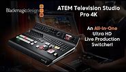 Blackmagic Design | ATEM Television Studio Pro 4K