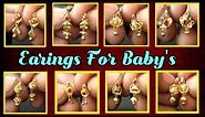 1 Gram Gold Earrings With Weight | Handmade Earings For Baby's