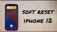 how to restart /soft reset iphone 12, 12 mini, 12 pro, 12 pro max