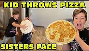 🤬Kid Temper Tantrum🤬 Throws Pizza At Sister's Face After She Broke His New Xbox! [Original]
