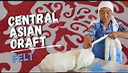 KAZAKHSTAN CRAFT. FELT. CENTRAL ASIAN TRADITIONS