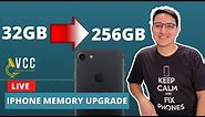 iPhone 7 NAND Memory Upgrade. 32GB to 256GB. Full Process with JC P7 Programmer