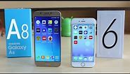 Samsung Galaxy A8 vs iPhone 6 Speed & Multitasking Test