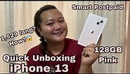 iPhone 13 | Quick Unboxing | Smart Postpaid Plan Renewal | P1,529.00 lang? | Philippines | 2022