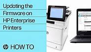 Load firmware using the Pre-Boot menu when recovering a printer | HP LaserJet Enterprise printer