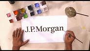 How to draw the J.P.Morgan logo