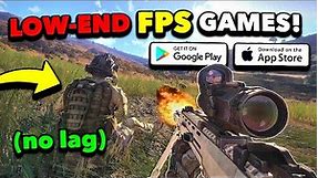 Top 10 BEST FPS Games for LOW-END iOS/Android 2023! High Graphics! [Free Download]