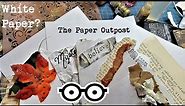 GOT PLAIN WHITE PAPER?! Easy Tips to Make Fun Things for a Junk Journal! :) The Paper Outpost!