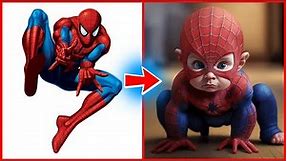 SUPERHEROES but BABIES 💥 All Characters (Marvel & DC)
